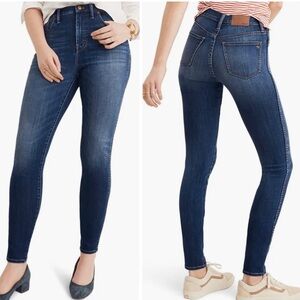 Madewell 10” High Rise Skinny Jeans in Danny Wash size 25